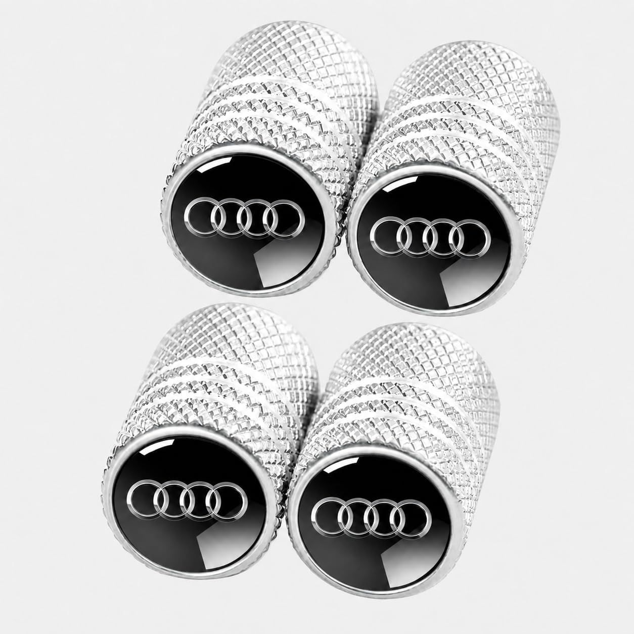 Car Tire Valve Stem Caps for Automobiles,Dust Caps Compatible with Porsche Panamera Cayenne Macan Boxster Taycan Cayman 718 911 Car Tires，Alloy Leak-Proof Valve Cover
