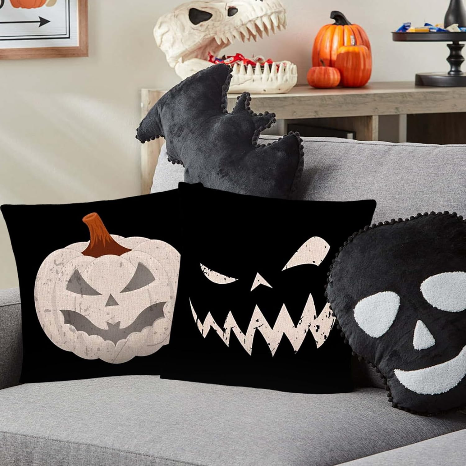 Halloween párnahuzat szett teljes nézet