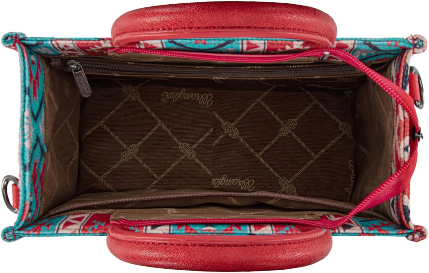 Wrangler Aztec Tote Bag for Women Boho Shoulder Purses and Handbags - Image 6