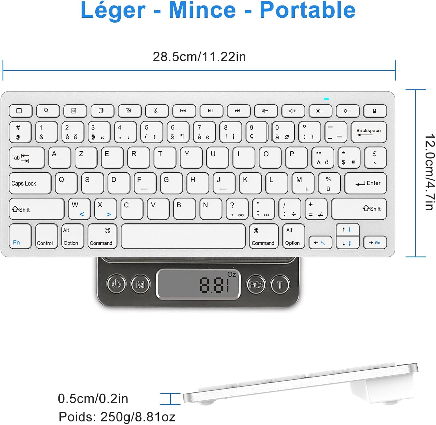 Bluetooth tipkovnica u upotrebi