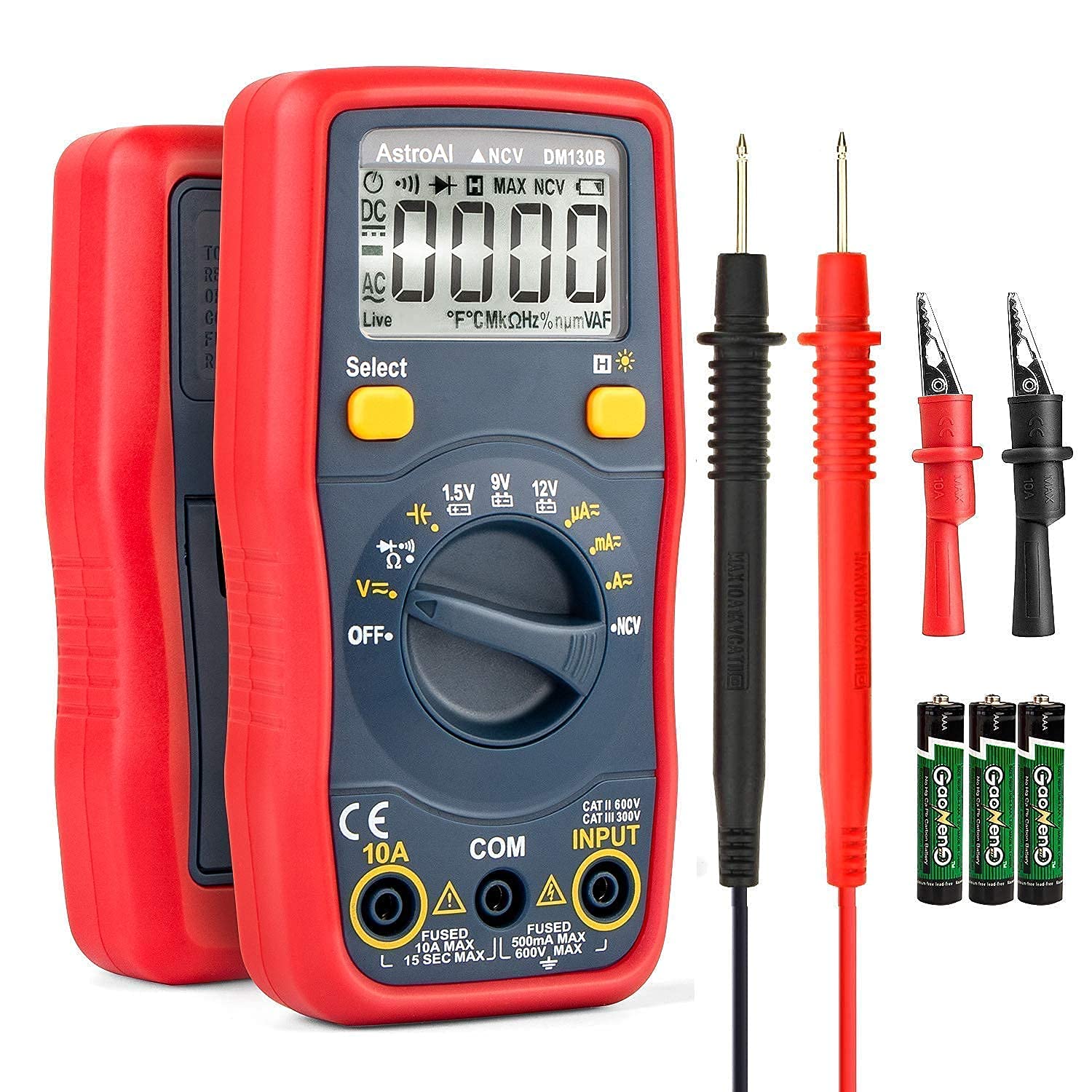 AstroAI Digital Multimeter & Multimeter Test Leads