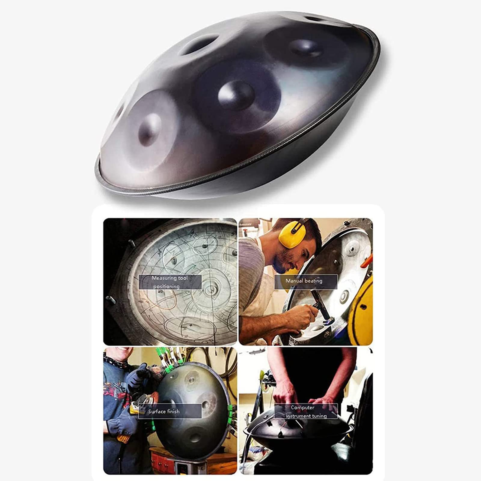 ハンドパン　9音　22インチ　Dマイナー　 ヨガ瞑想　楽器　ドラム新品 Amazon.co.jp: 22インチハンドパンDマイナー9ノートスチールハンド