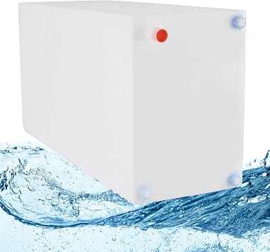 RecPro RV Fresh Water Tank 30 Gallon for Drinking and Potable Water | 34" x 12" x 17.5" | Fresh or Gray Water Plastic Storage | Made in America