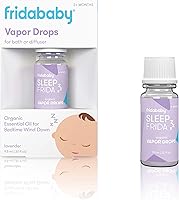 FridaBaby Natural Sleep Vapor Bath Drops for Bedtime Wind Down by Frida Baby, White
