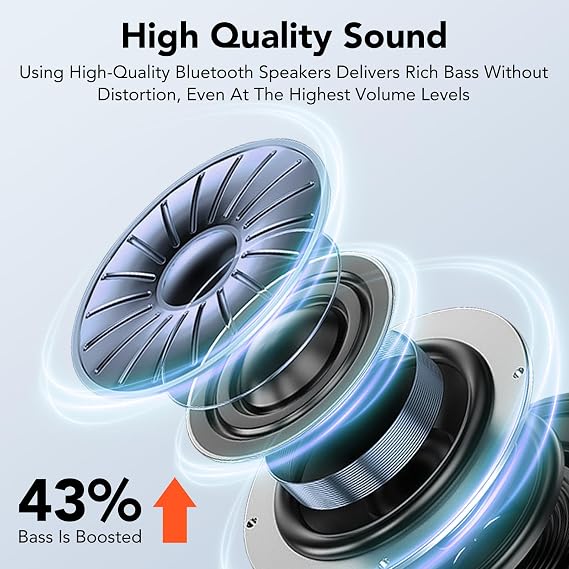 Foldable Phone Stand with Wireless Bluetooth Speaker and Anti-Slip Base, Birthday Gifts for Men/Women, Gadgets for Anniversary Idea Gift, Valentine's Day gift for Beloved