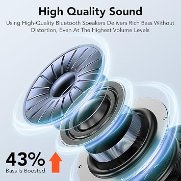 Foldable Phone Stand with Wireless Bluetooth Speaker and Anti-Slip Base, Birthday Gifts for Men/Women, Gadgets for Anniversary Idea Gift, Valentine's Day gift for Beloved