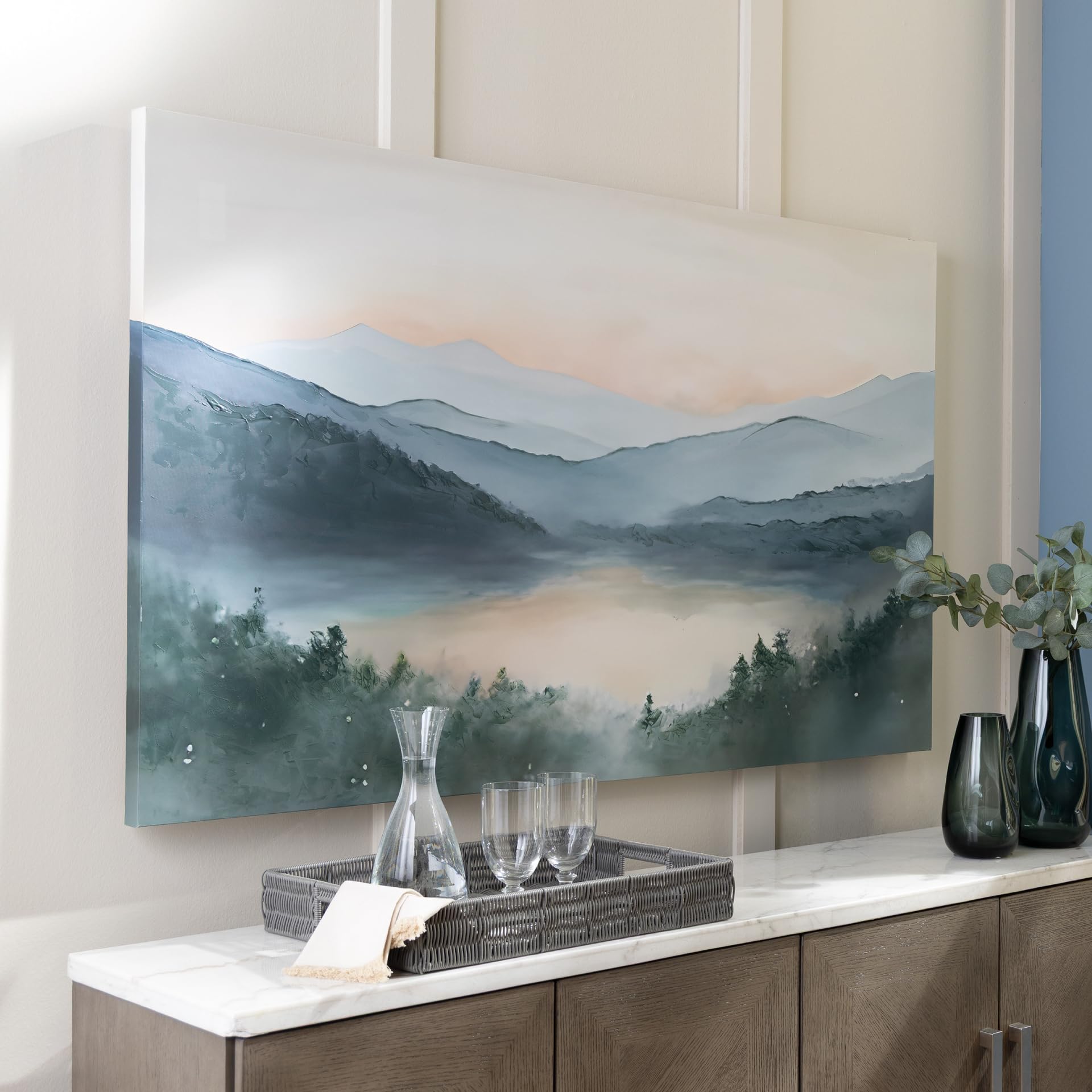 Amazon.com: Signature Design by Ashley Vernmont Mountain Canvas