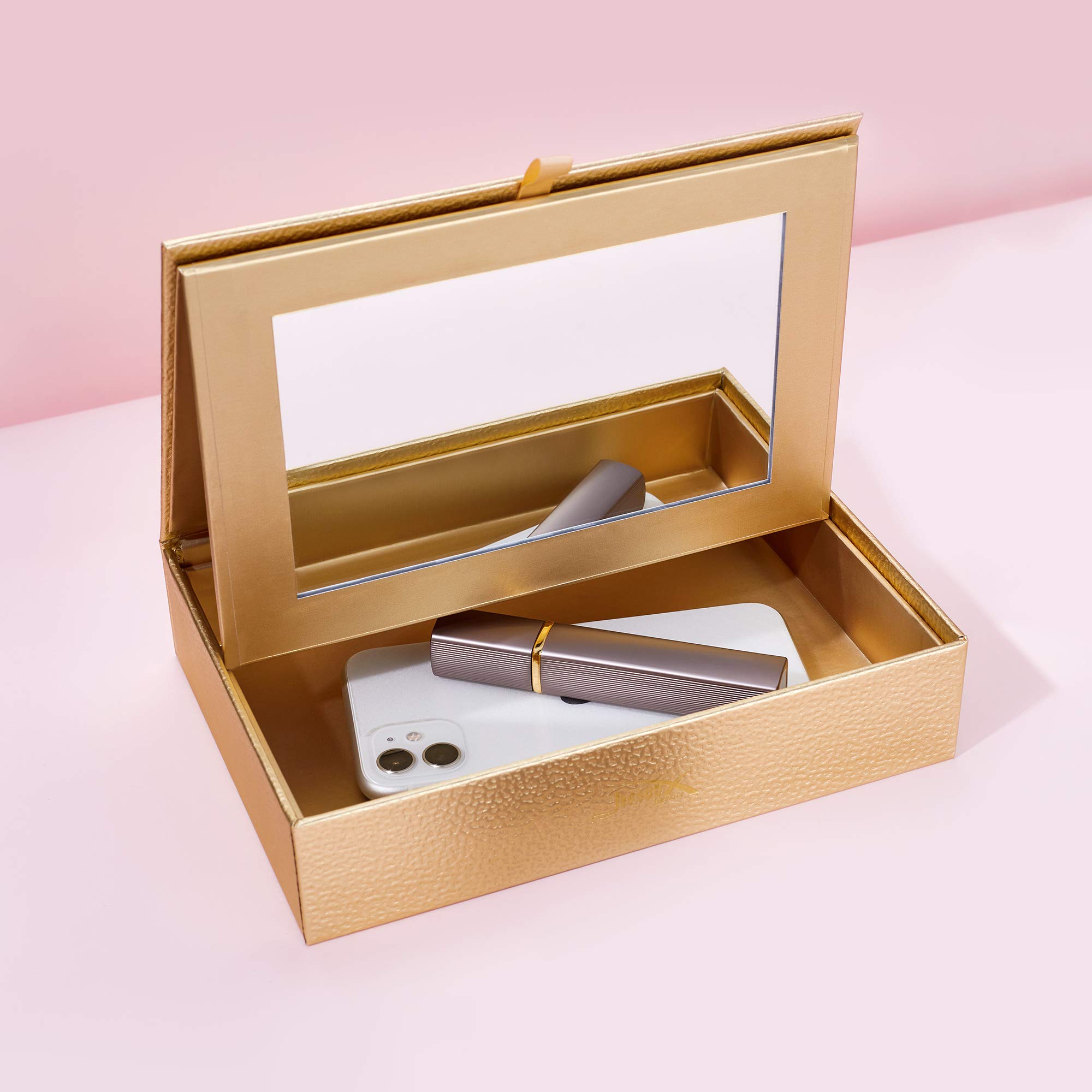 Jessup Lot de 25 pinceaux de maquillage professionnels pour fard à paupières, poudre, fond de teint, blush, anti-cernes avec boîte de rangement pour produits cosmétiques, Blushing Bride T295