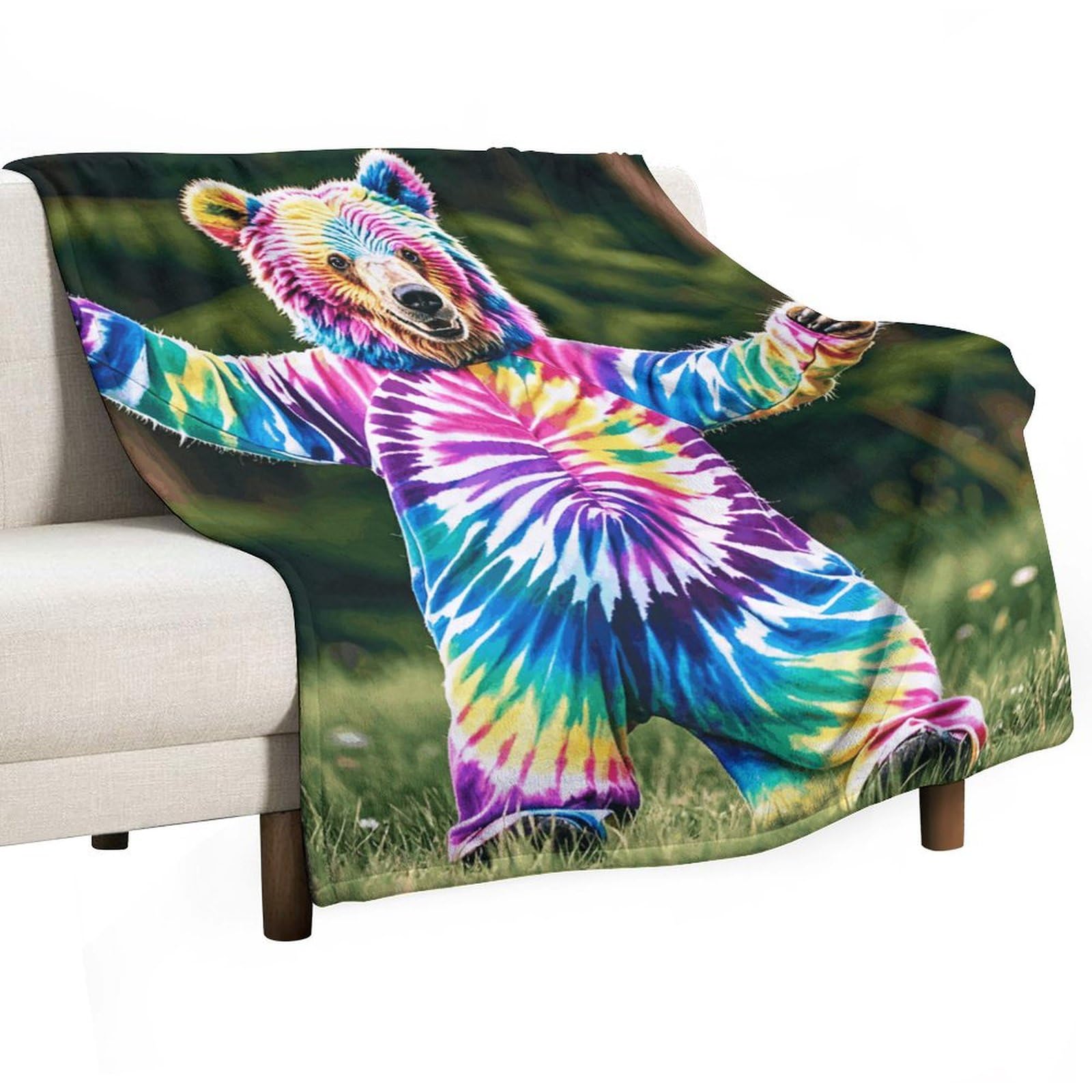 Couverture douce et légère en flanelle thermorégulatrice pour lit