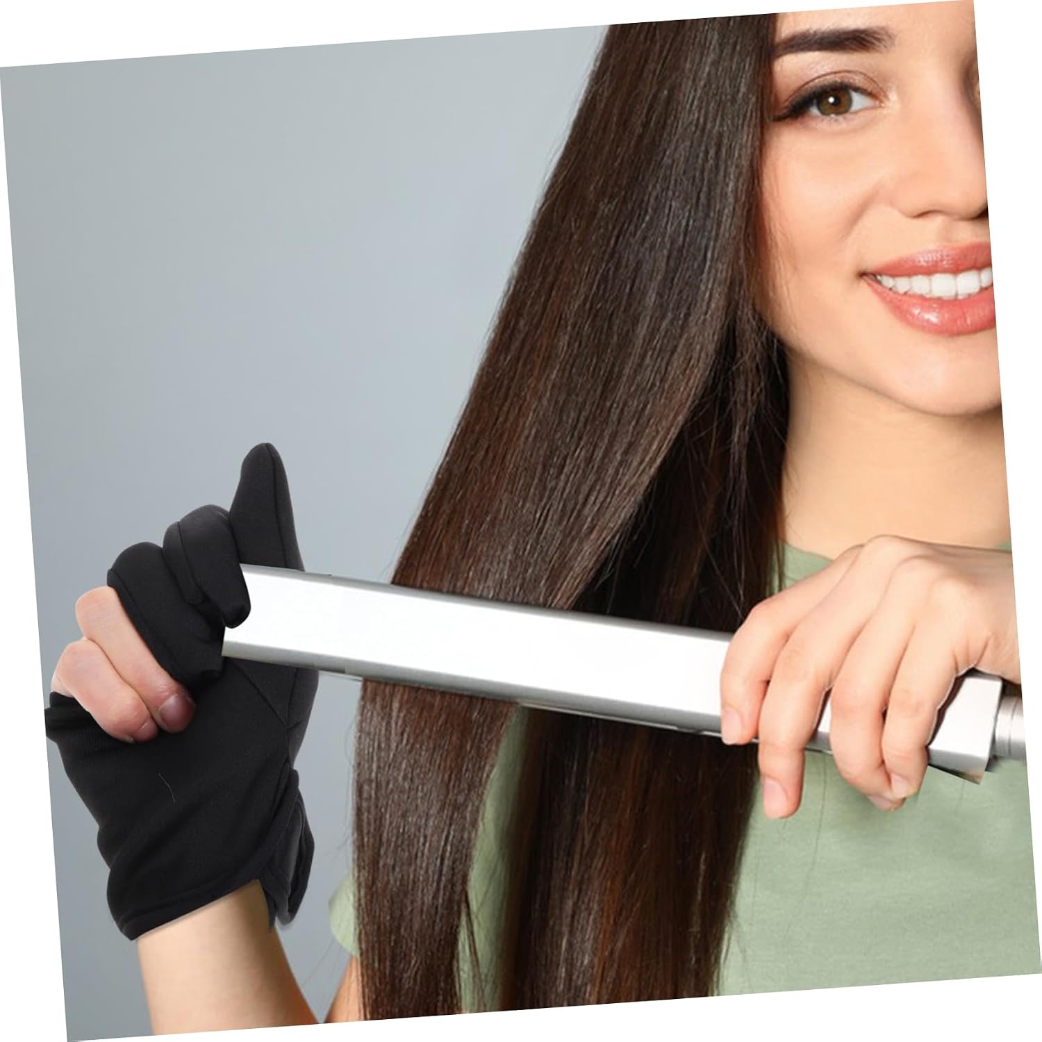 Heat Resistant Gloves for Hair Styling Curling Iron Hot Glue Sublimation Fingertip Protection
