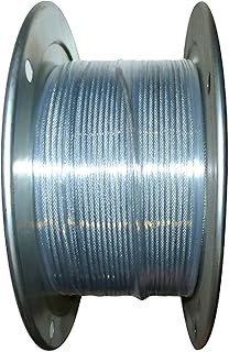 Wire Rope Vinyl Coated Aircraft Cable 250 Feet Reel | 3/64