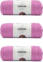 Vista 43 de Caron Simply Soft Feathered Gray Yarn - Paquete de 3 unidades de 170 g/6 oz - Acrílico - 4 medianos (peinado) - 288 metros - Tejido/ganchillo