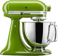 Vista 10 de KitchenAid Artisan Series KSM150PS - Mezclador de pie con cabezal inclinable de 5 cuartos de galón con escudo de vertido, rosa seca