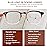 Henotin 3-Pack Blue Light Blocking Reading Glasses,Spring Hinge Computer Readers for Men Women,Anti UV Ray Filter Eyeglasses (Mixed Color-1, 2.00, Diopters)