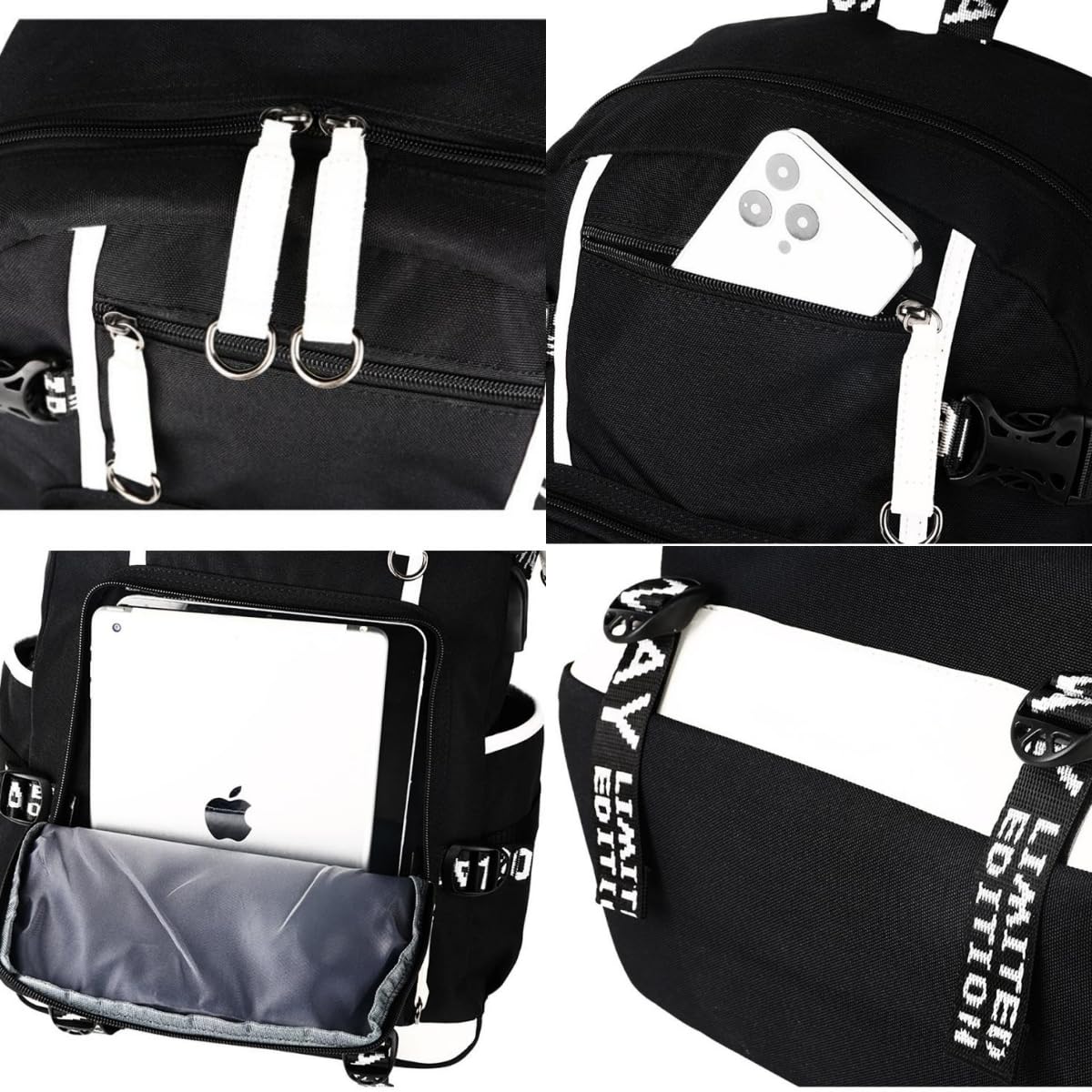 Amazon.co.jp: すとぷり リュック バックパック 双肩バッグ 莉犬 なな