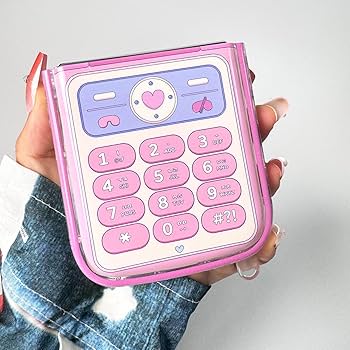 GO-VOLMON Creative Pink Case for Samsung Galaxy Z Flip 6 Keyboard GO-VOLMON Creative Pink Case for Samsung Galaxy Z Flip 6 Keyboard