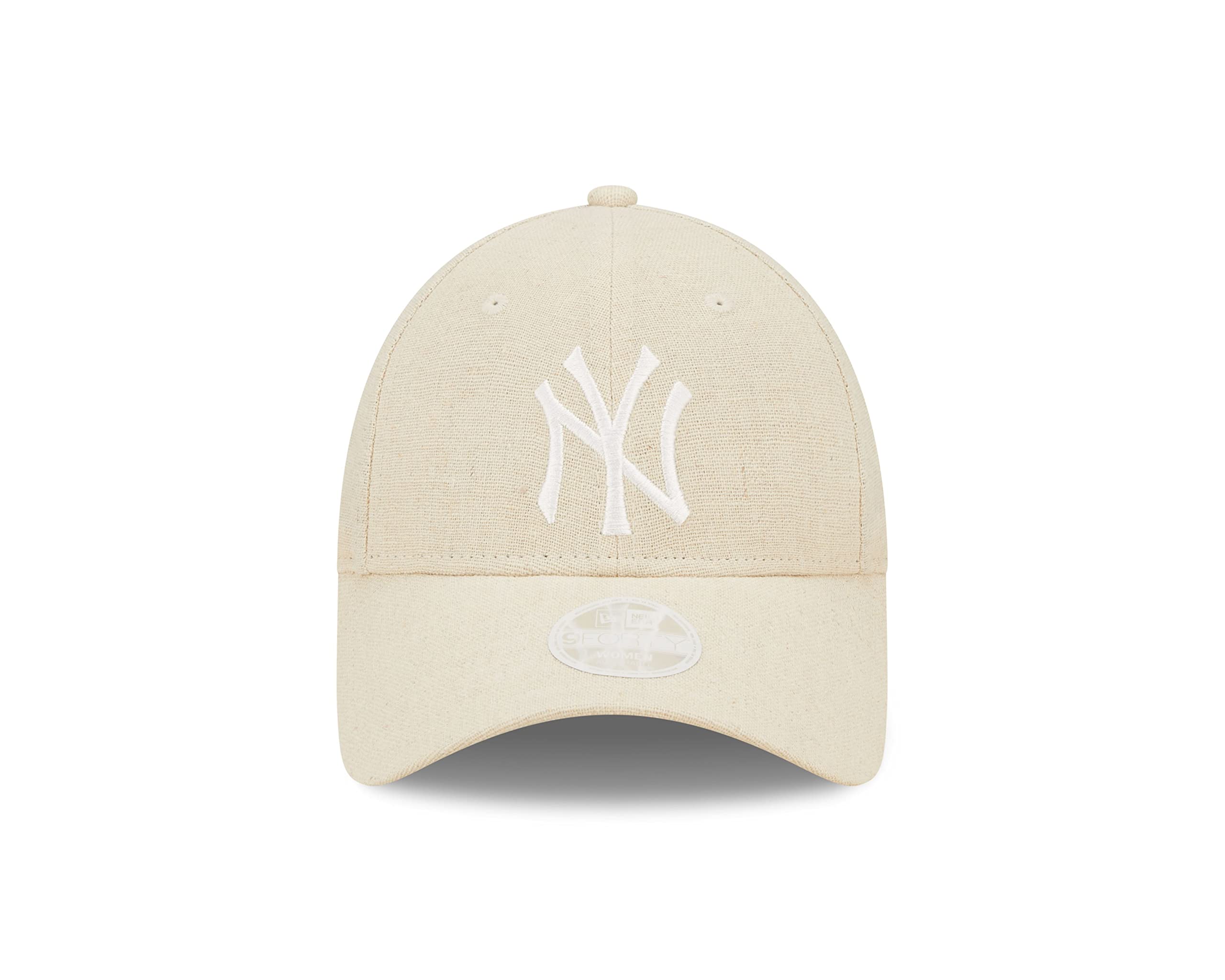New Era Baseball Fanartikel York Yankees MLB Frauen Beige Leinen verstellbar 9Forty Adjustable cap - One-Size