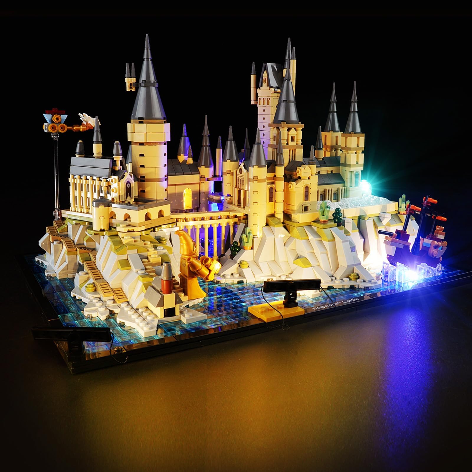 Light Kit for Lego Hogwarts Castle and Grounds 76419, Led Lighting Kit Light Design and Configuration Compatible with Lego 76419 Building Blocks Model - NOT Included The Model Set