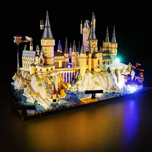 Kit de iluminación LED para LEGO Harry Potter Hogwarts Castle and Grounds 76419, luz LED compatible con modelos de bloques de construcción LEGO