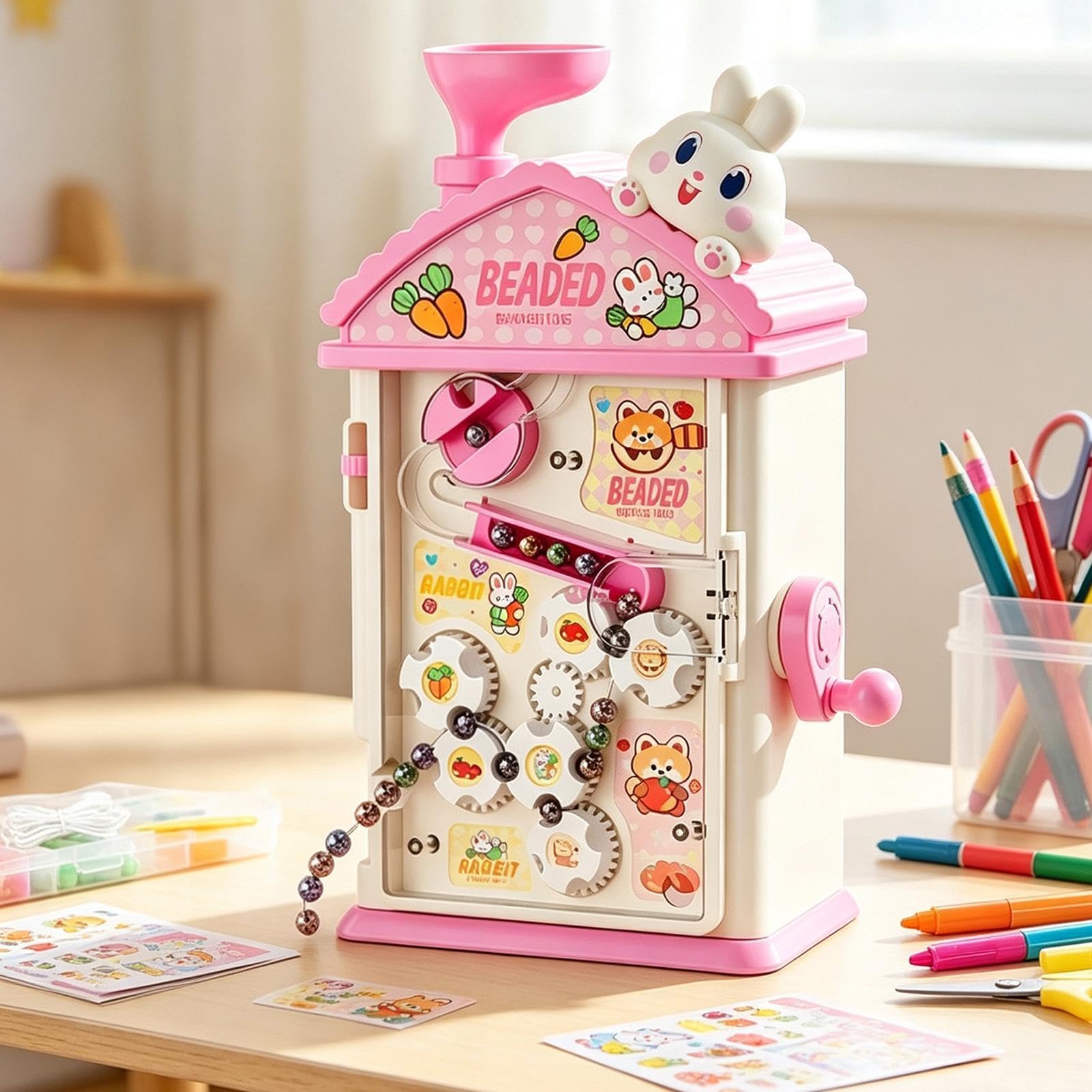 Kit perline creazione bracciali Fai da te divertente per imparare con
