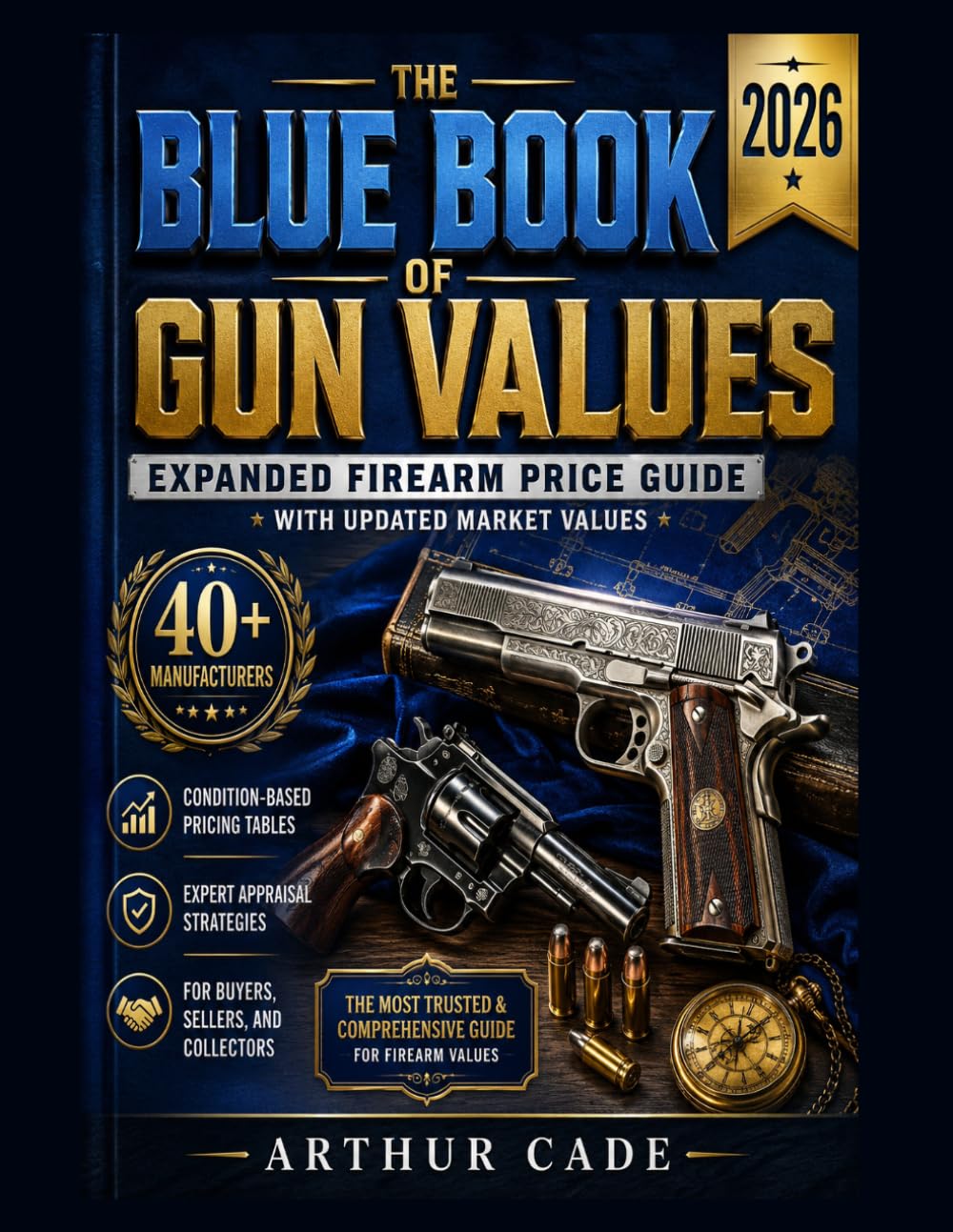 BLUE BOOK OF GUN VALUES 2026: Expanded Firearm Price Guide with Updated Market Values, 40+ Manufacturers, Condition-Based Pricing Tables, and Expert Appraisal Strategies for Buyers, Sellers and Users