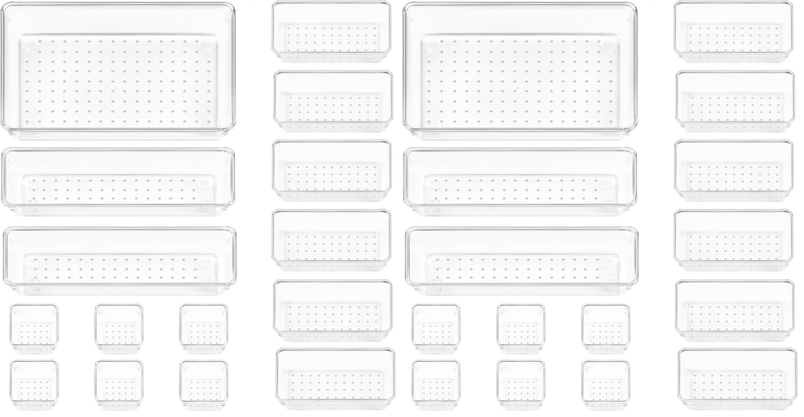 Organisateurs de tiroir Vtopmart pour éliminer le désordre sur votre bureau et coiffeuse