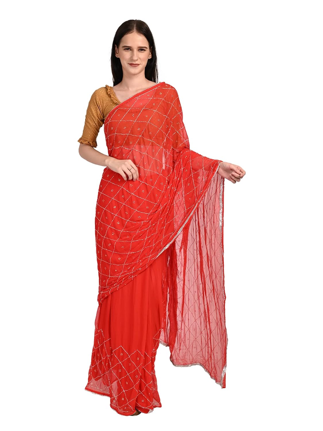 Women's Chanderi Pure Chiffon Saree With Blouse Piece - Review, Price and Buying Guide