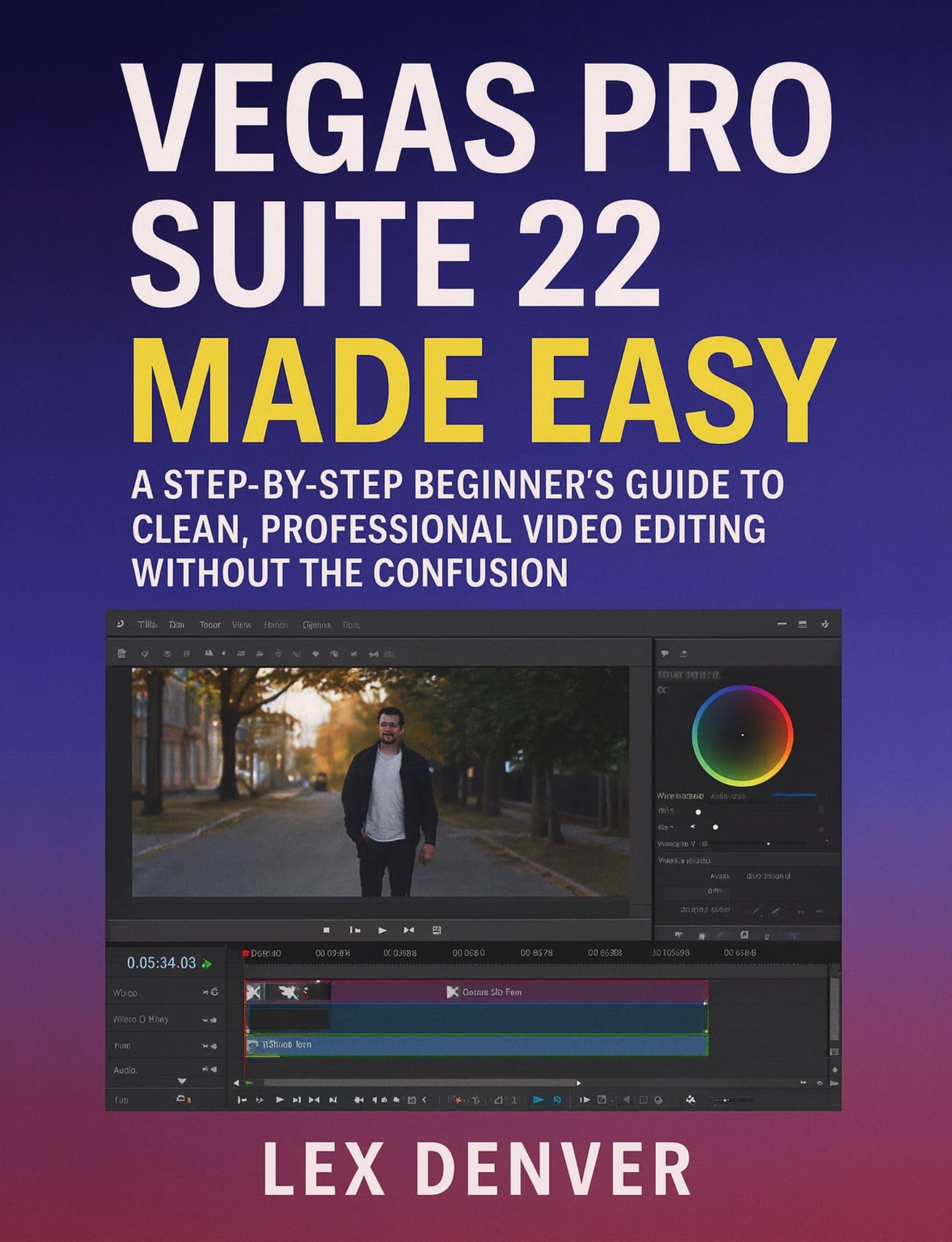 Livre Vegas Pro 22 créer des vidéos de vacances nettes et fluides