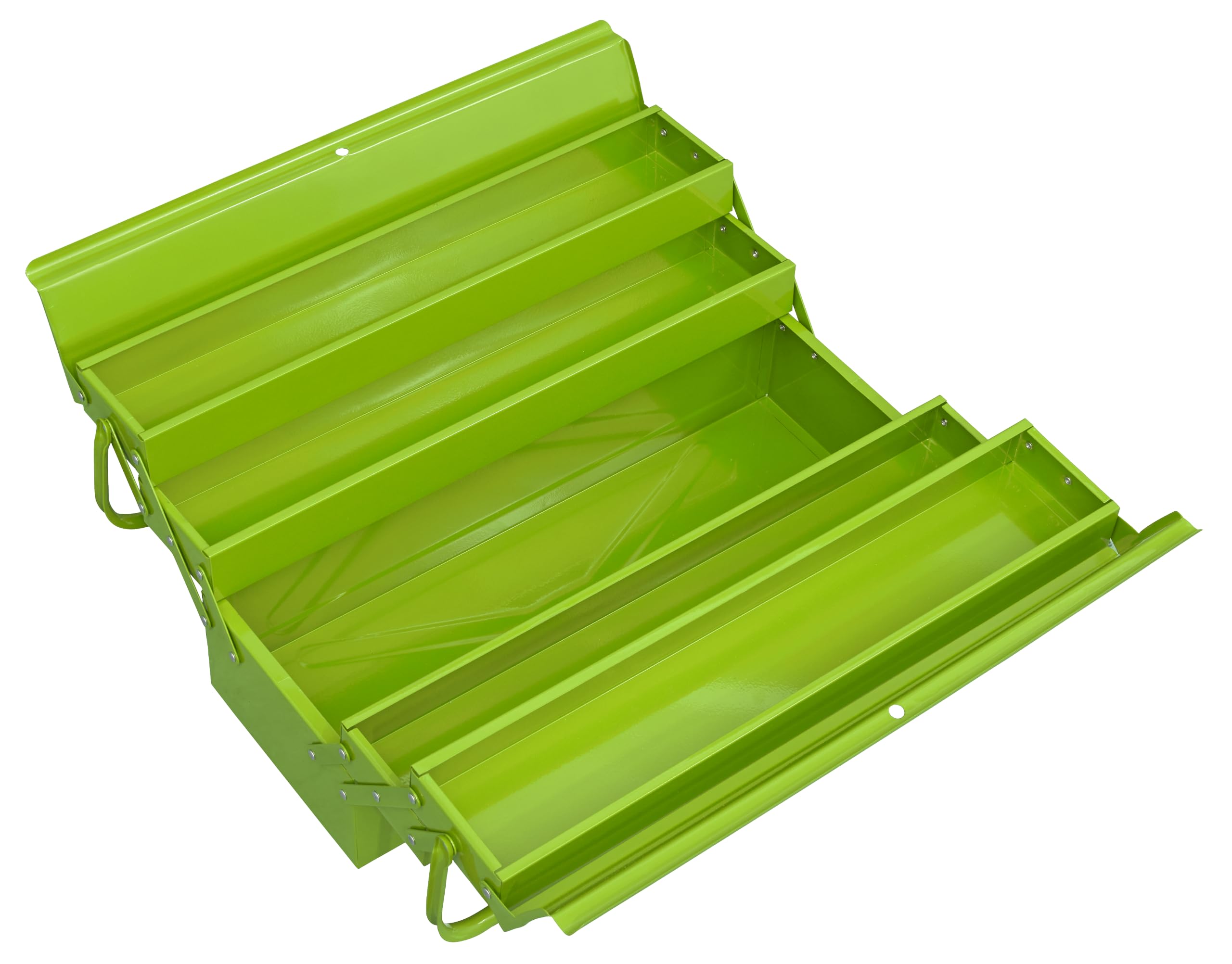 Sealey AP521HV 530mm 4 Tray Cantilever Toolbox - Hi-Vis Green