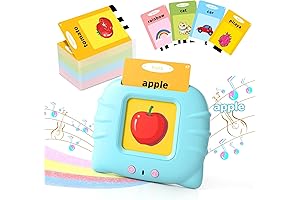 Toloso Talking Flash Cards: Pocket Speech Therapy Toy for Toddlers