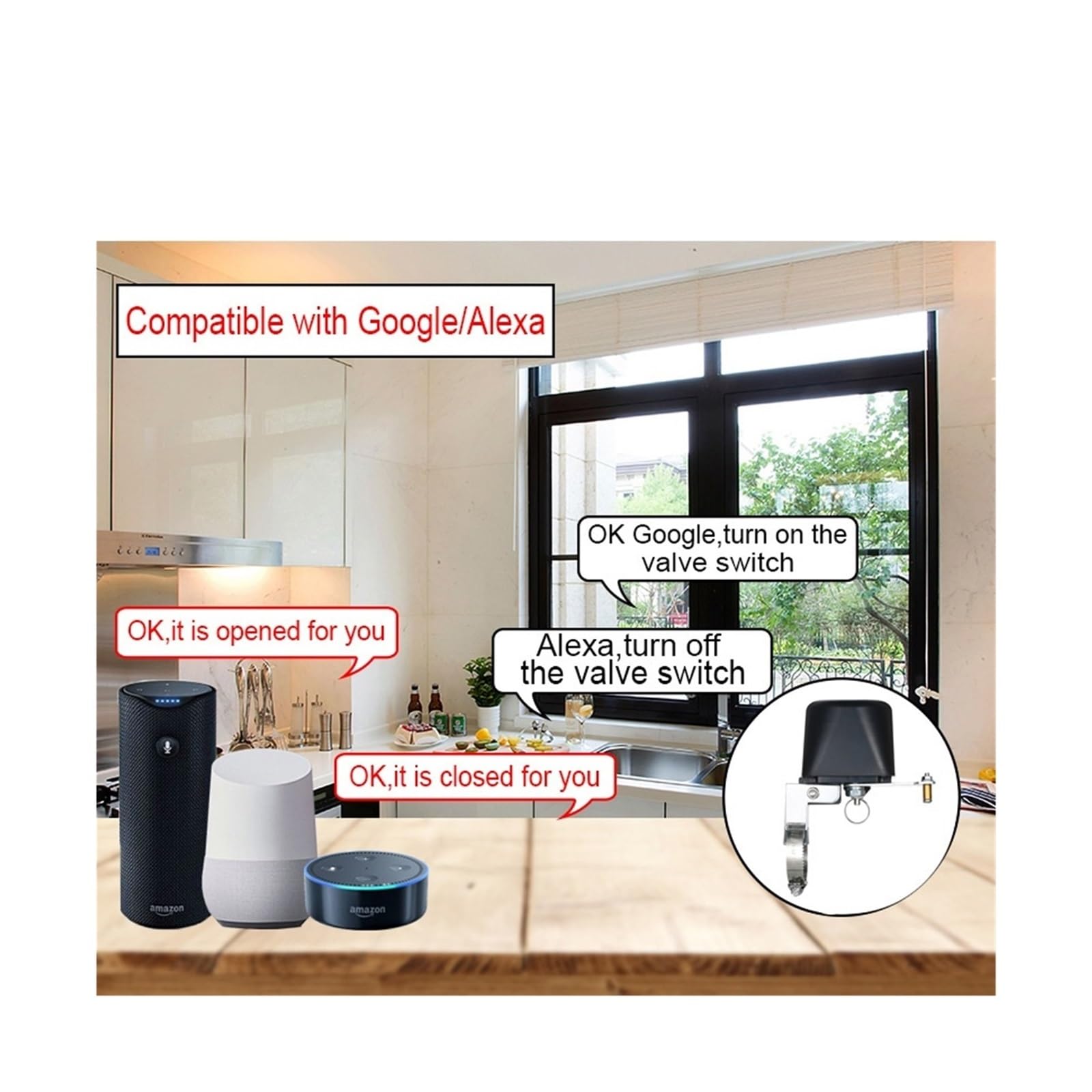 Inteligentny Wyłącznik Czasowy Zaworu Wody Zraszacz Kontroler Kranu Do Sterowania Aplikacją Smartlife OszczęDność Wody(Only ZigBee,U Plug)