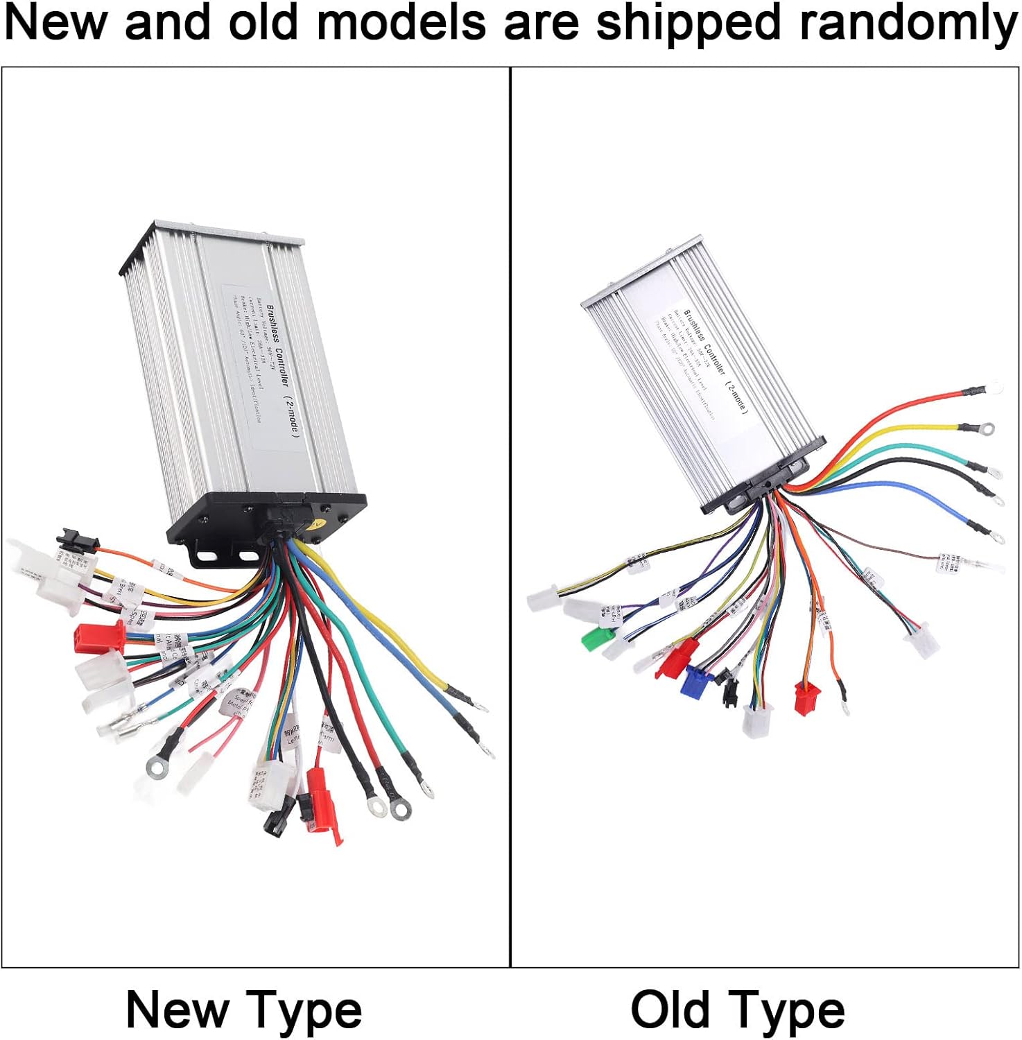Drfeify Brushless Motor Controller, Aluminum Alloy Shell 12 Tube Dual Mode Electric Accessories with Rut Design for Scooters 50V72V