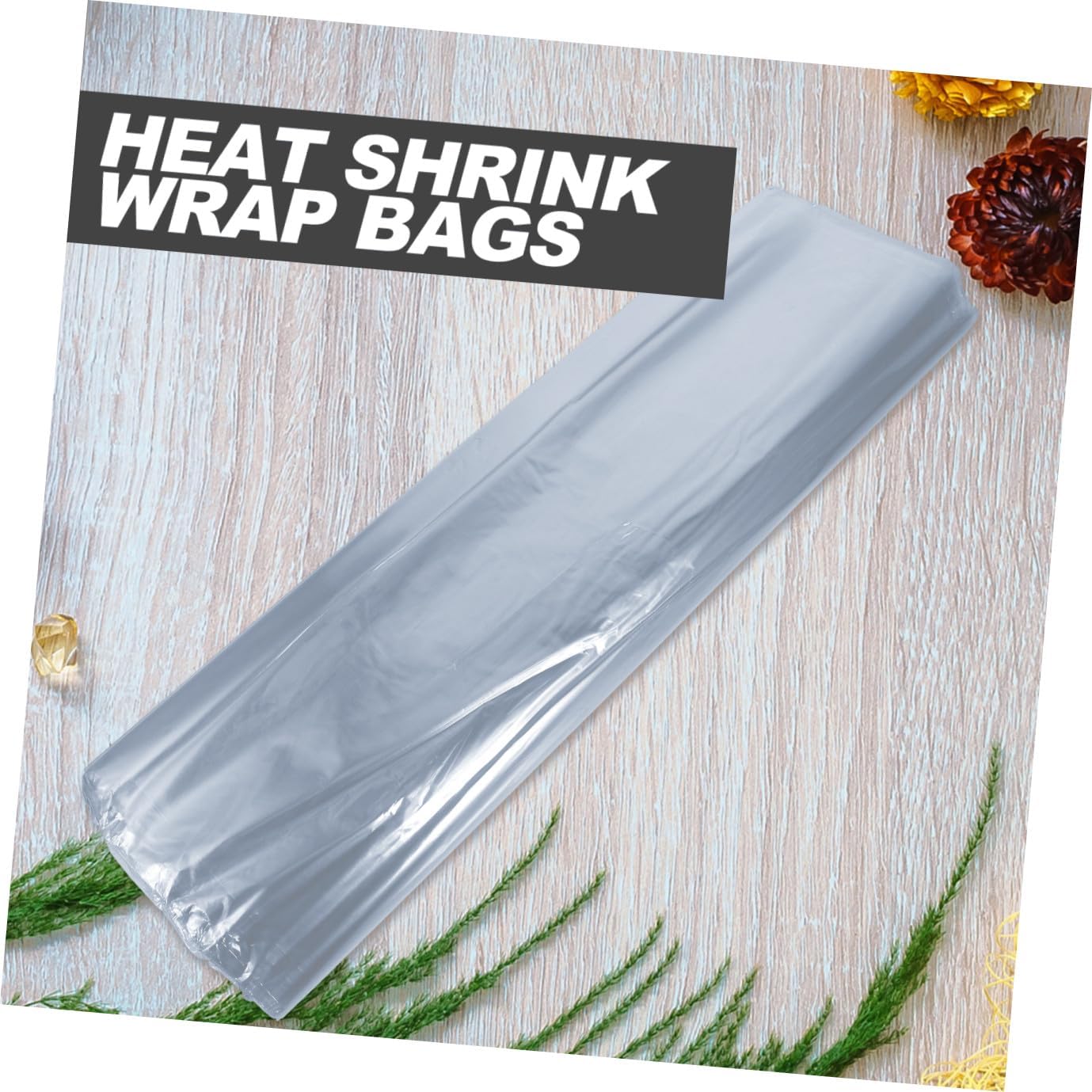 Ciieeo 100pcs Heat Shrink Wrap Bags Shrink Packaging Bags for Projects Practical and Safe