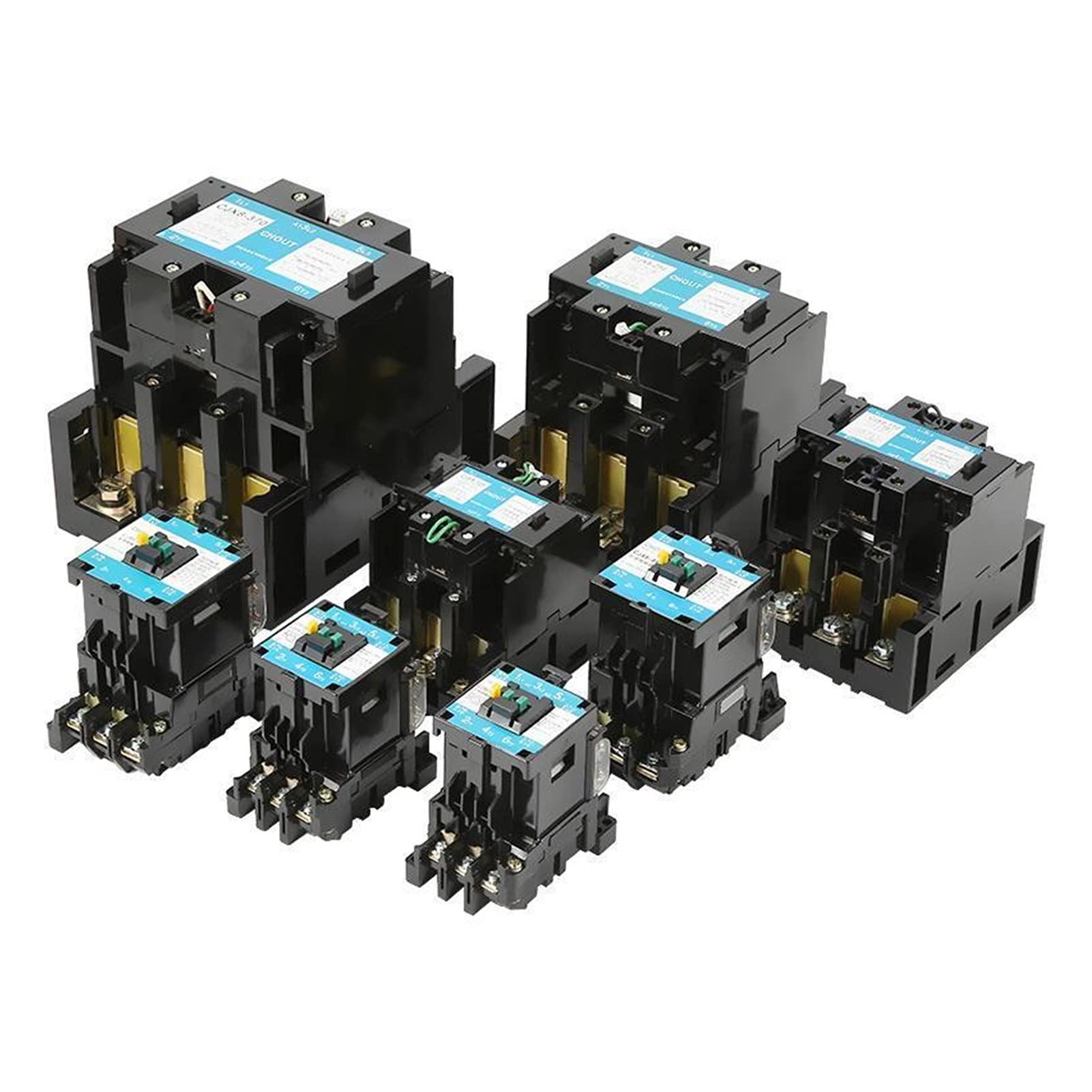 Schütz AC schütz CJX8-B9-30-10/01 24V 36V 48V 110V 220V 380V 50/60Hz 9A 220 °C. Montage Schiene Washer schütz(Cjx8-b9-30-01 24v)