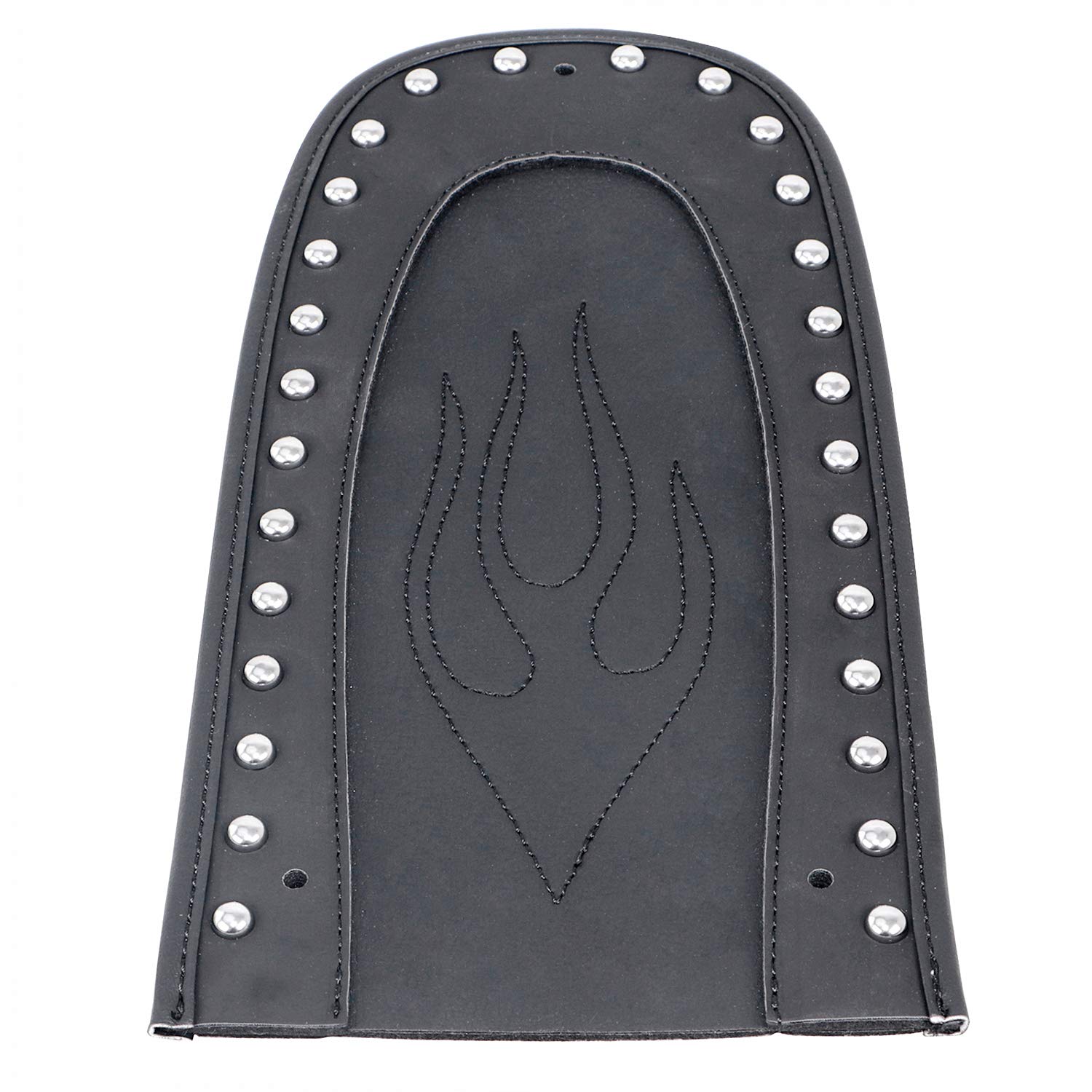 Bavaglino Parafango Posteriore In Pelle Vinilica Nera Per Harley-Davidson Touring 2008-2023 - Ricambio Aftermarket