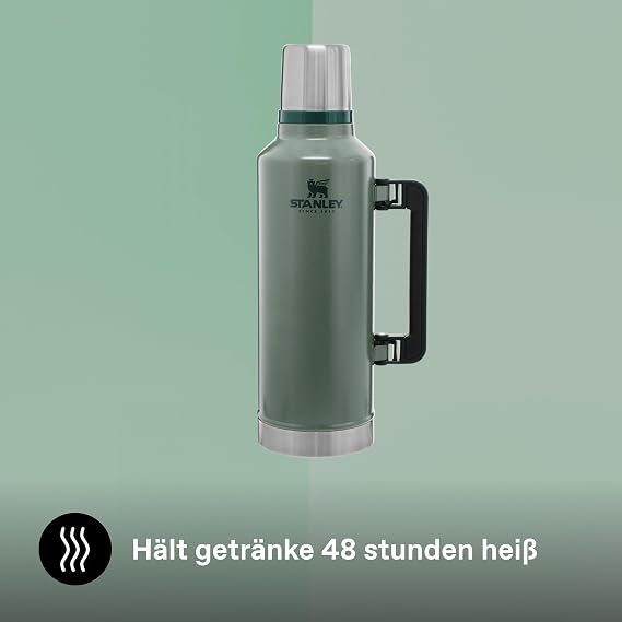 Stanley 1913 Classic Legendary Thermal Flask 2.3L - Hammertone Green