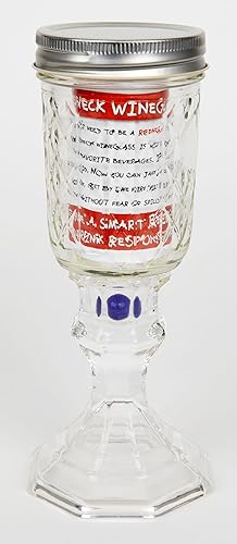 Miniatura 23 de Redneck - Copa de vino (2 unidades), diseño de galsses con tapa Juego de 2 copas de vino,Juego de 4 copas de vino,Copa de vino