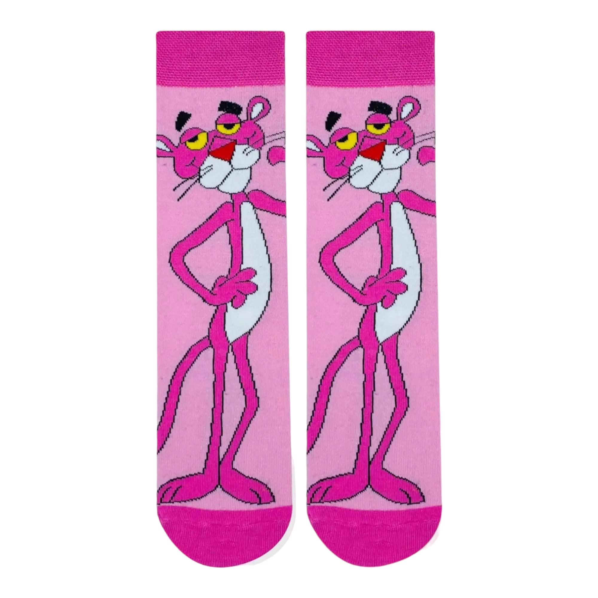 Cartoon Characters Cute Fun Socks Gifts Pink Novelty Funny Unisex