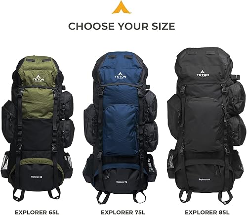 Miniatura 6 de TETON Sports Explorer - Mochila con marco interno, mochila de alto rendimiento para mochileros, senderismo, campamento