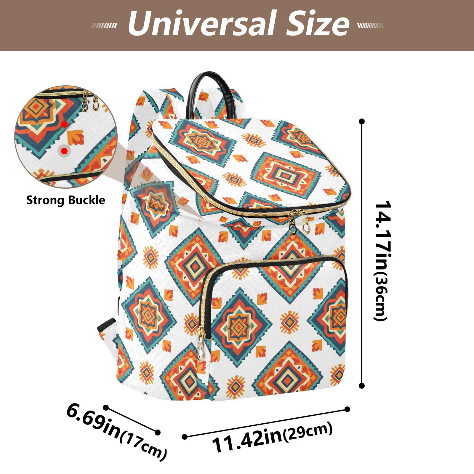 15L moda zaino borsa per le donne Trendy robusto portatile Carry Bag