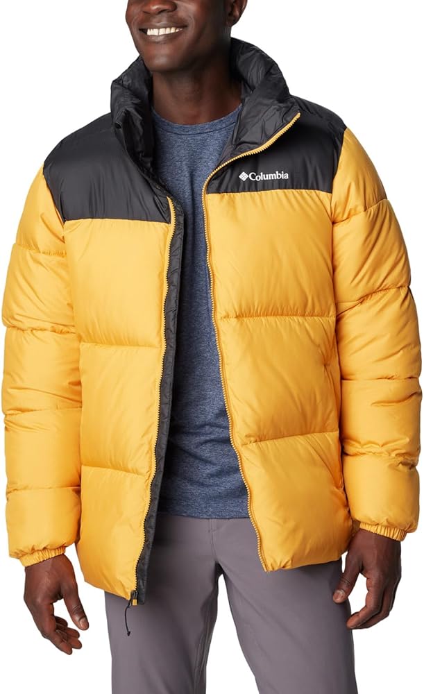 Amazon.com: Columbia Men's Puffect II Jacket, Raw Honey/Shark, XX