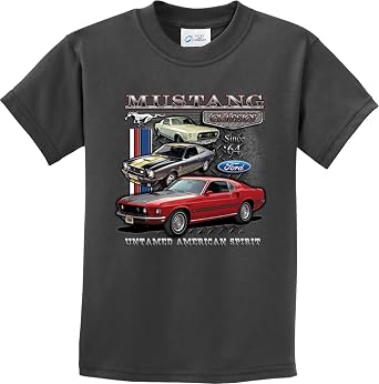 Buy Cool Shirts Kids Ford Tee Classic Mustangs Untamed Youth T-Shirt