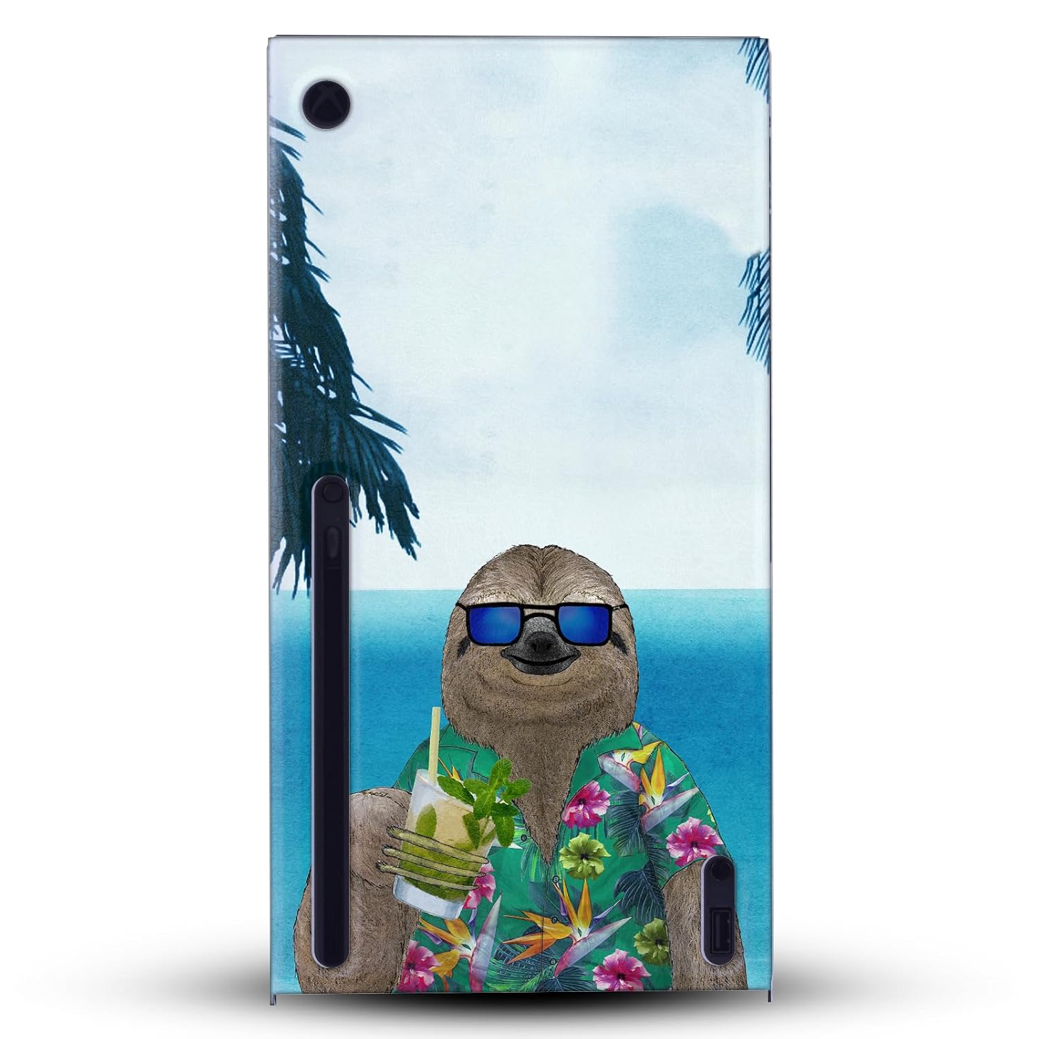 Head Case Designs Officially Licensed Barruf Sloth In Summer Art Mix Game Console Wrap Case Cover Compatible With Xbox Series X
