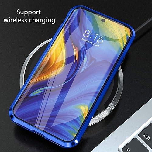 Miniatura 7 de Jonwelsy - Funda compatible con Samsung Galaxy Note 10 (6.3 pulgadas), cubierta de vidrio templado transparente frontal y trasera de 360 grados,
