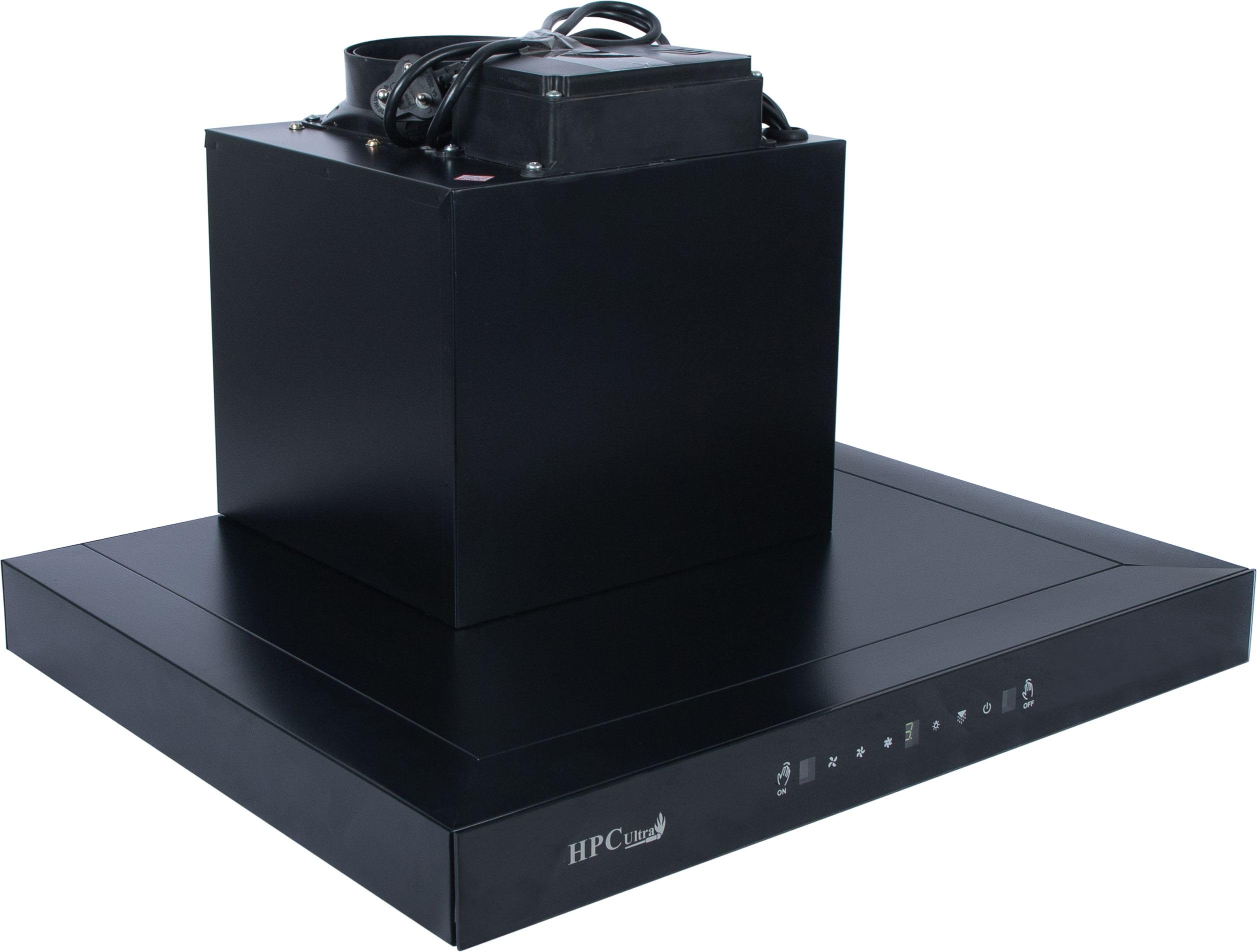 HPC TITANIA-BK-60 Black Chimney: Auto-Clean, Wall & Ceiling Mount, Powerful 1300 CMH Suction for Indian Kitchens-image-47