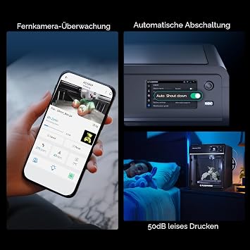 Flashforge Adventurer 5M Pro 3D Printer with Remote Monitoring with Camera Maximum 600 mm/s Fast Heating with Nozzle at 280°C Internal and External Air Circulation with Double Air Filtering