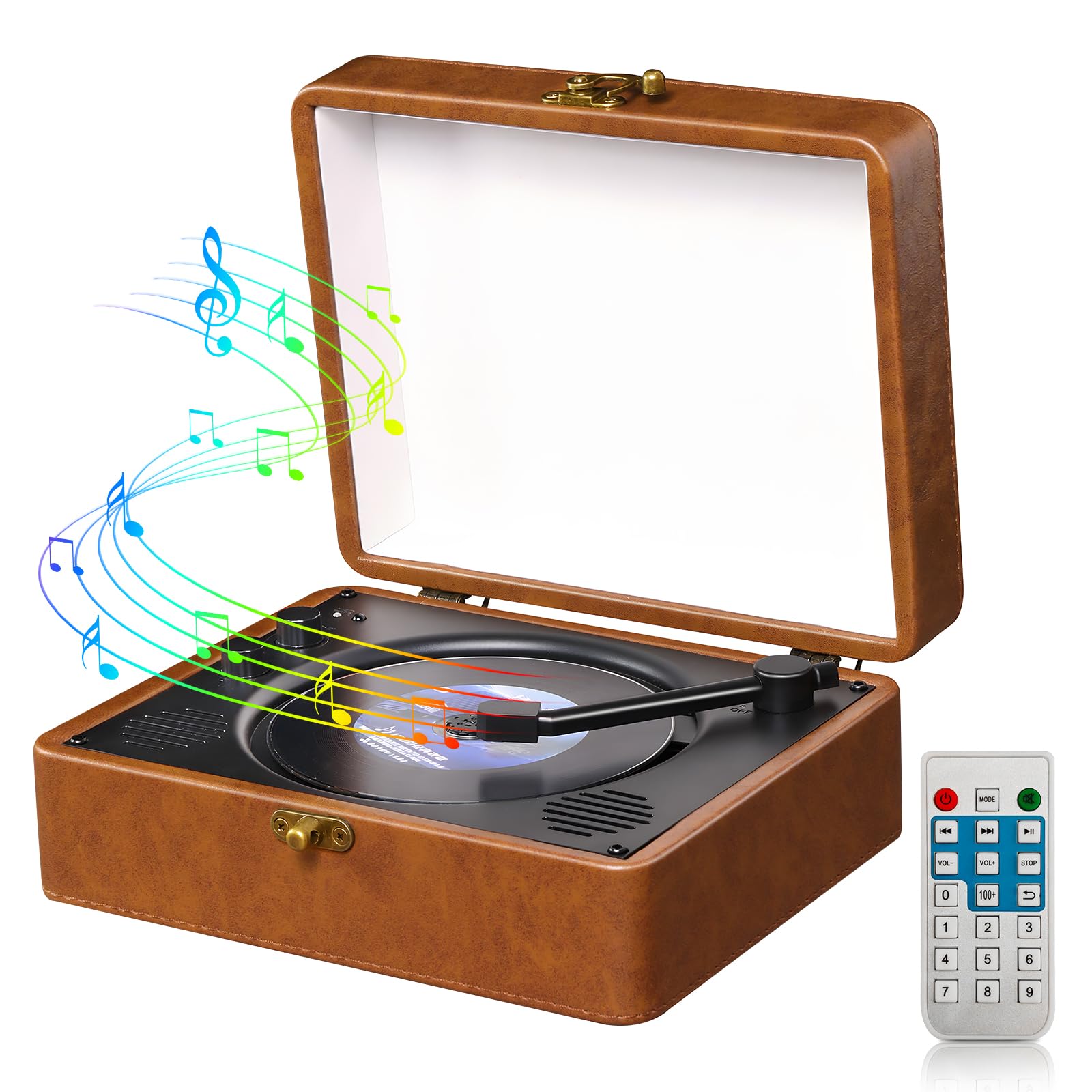 Portable CD Player with Bluetooth, MANAYO Rechargeable Retro