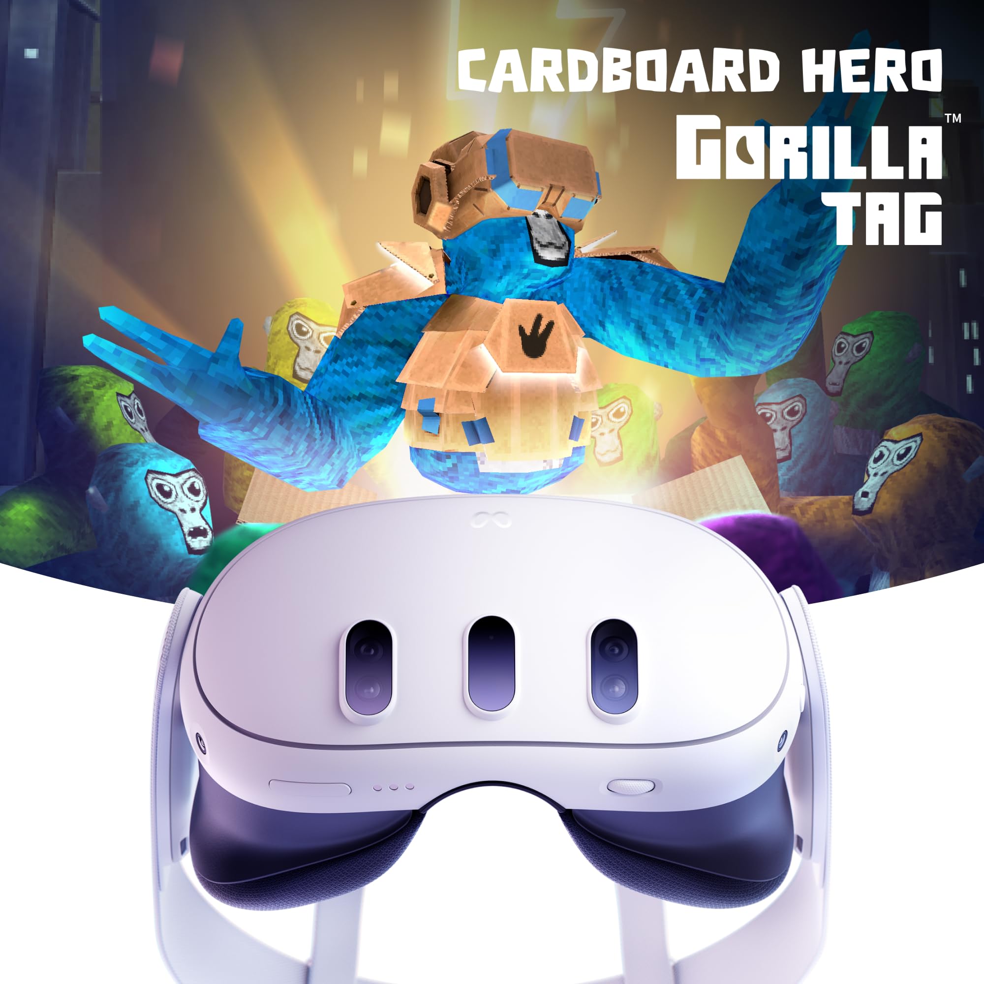 Meta Quest 3 512 GB Gorilla Tag Cardboard Hero Bundle Amazon Exclusive