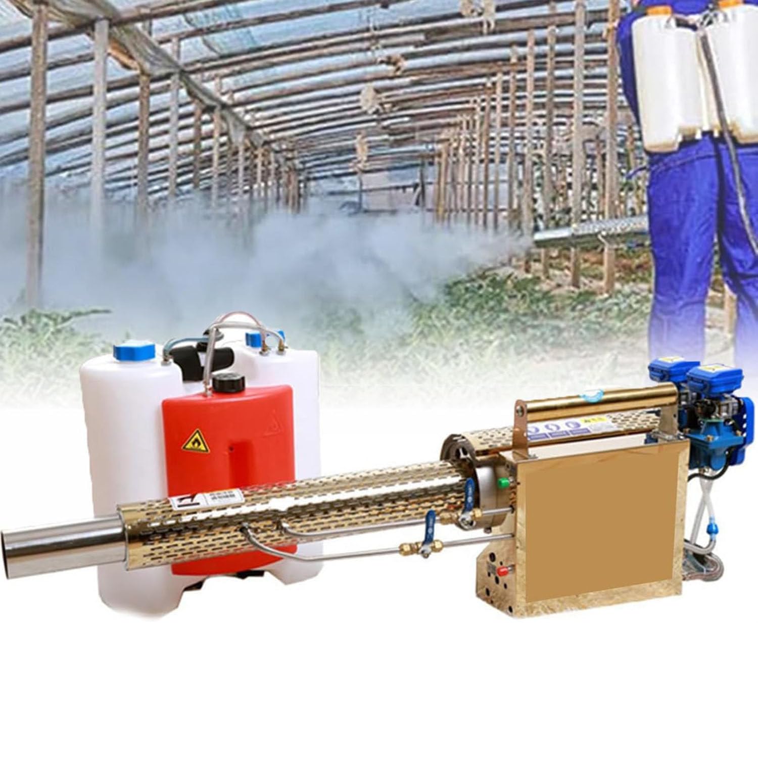 Profesjonalny 15l Ulv Fogging Machine, Termiczny zamgławiacz, Nebulizator do ogrodu rolniczego, Termiczny zamgławiacz Pulse-Jet, Używaj benzyny,180K