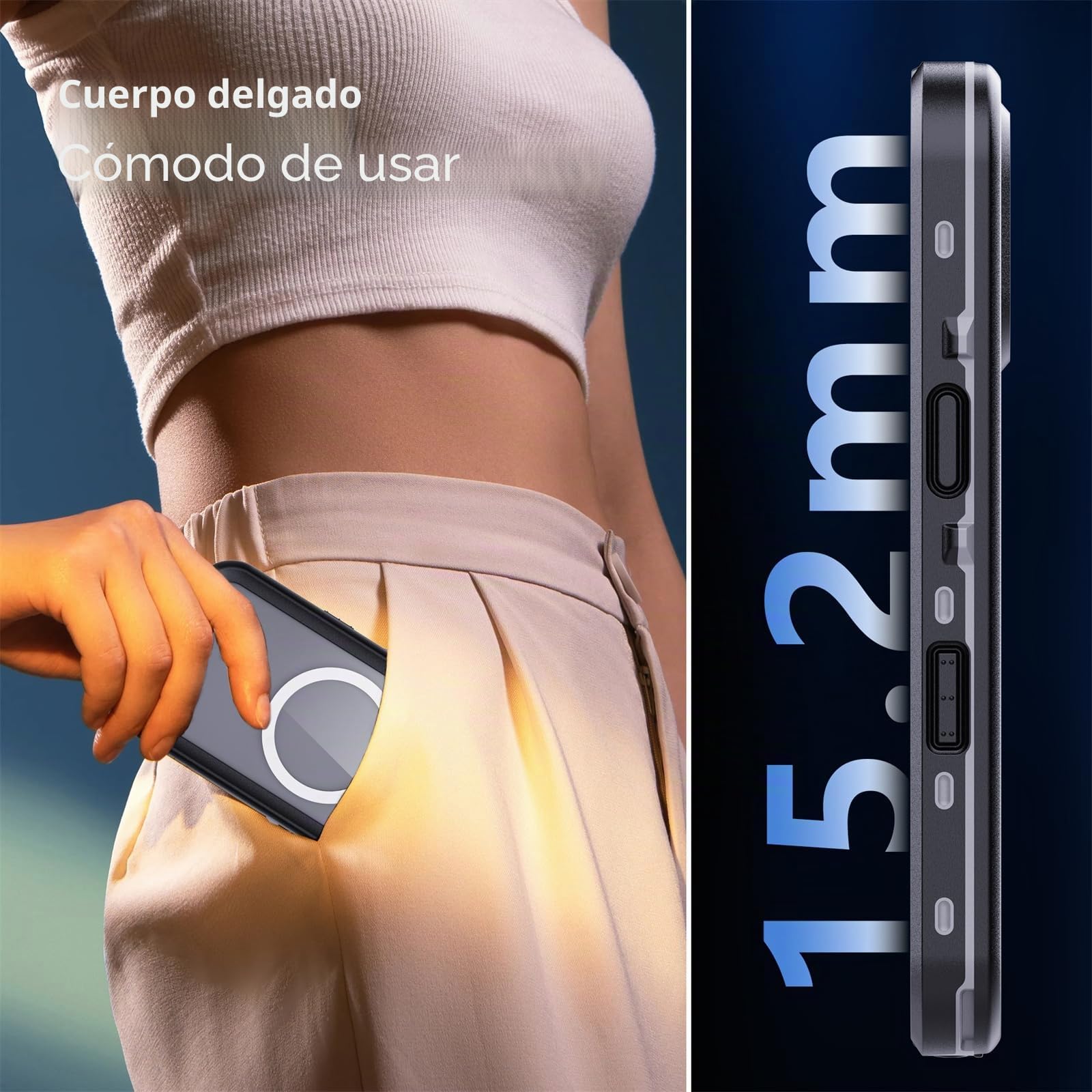 Funda impermeable para iPhone 16 Pro Max/16 Pro/16 Plus/16, compatible con MagSafe IP68 certificada bajo el agua, funda totalmente sellada con protector de pantalla integrado (negro, 16 Pro Max)